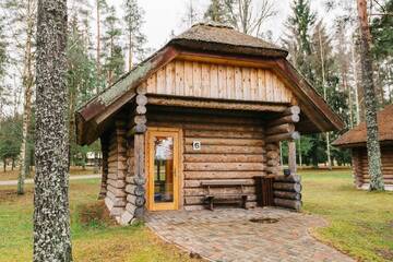 Фото номера Двухместный номер с 1 кроватью Кемпинги Atpūtas parks Lācītes г. Гулбене 5