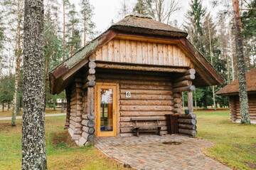 Фото номера Двухместный номер с 1 кроватью Кемпинги Atpūtas parks Lācītes г. Гулбене 9