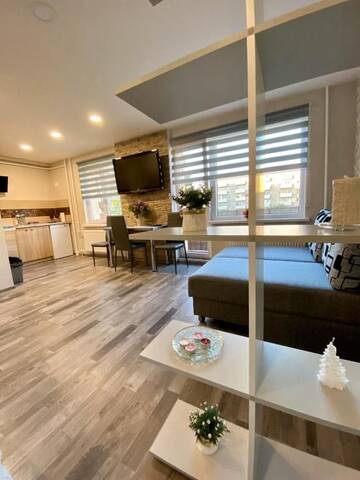 Фото номера Апартаменты с 1 спальней Апартаменты Crystal Apartment г. Гулбене 23